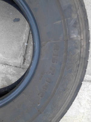 215R14  MICHELIN XCD มี 2 เส้น  TEL.081-427-3941