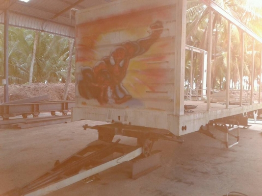 ขายลูกพ่วง 3 เพลา ไม่ดั้ม คัตซี 300ม.ม. กระบะกว้างxยาวx.สููง 2.55 x 7.00 x 2.00 เมตร ราคา 170,000 บาท เบอร์โทร0819176906