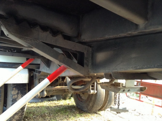 ขายลูกพ่วงดั้ม 3 เพลา กระบะเนียมเกษตรสภาพสวย