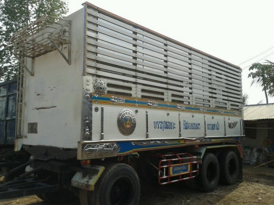 ขายลูกพ่วงดั้ม 3 เพลา กระบะเนียมเกษตรสภาพสวย