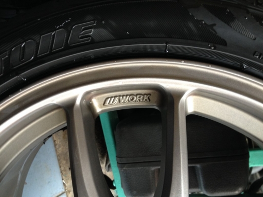 W WORK EMOTIONเเท้ยุ่นขอบ17กว้าง7นิ้วอ๊อฟ47 5รู100สีเดิมยุ่น