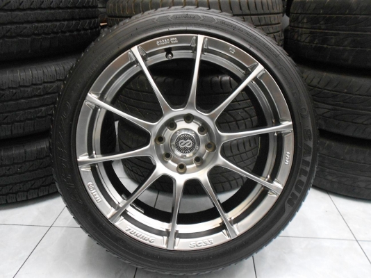 ขายล้อแม็ก Enkei sc33 ขอบ 17(4/100,114.3)พร้อมยางกลางปี 12/เทิร์นได้-ใส่ฟรีค่ะ