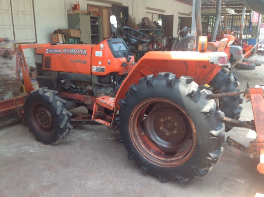 ปัญญาแทรคเตอร์มาแล้ว...จัดมาให้ครับ คูโบต้า L3408ใบมีดตราช้าง 163 โรตาลี่ สภาพเดิมๆ