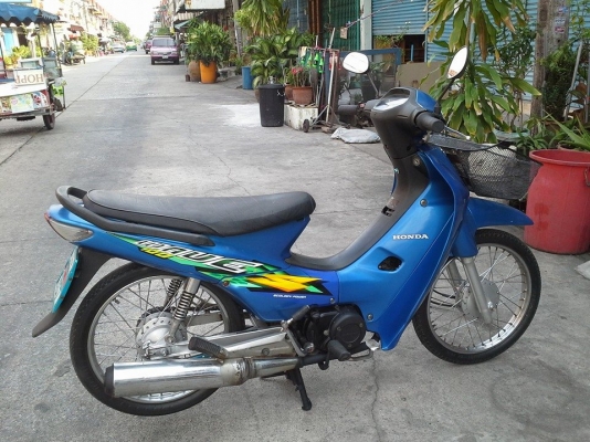 wave 110 ปี 44 สีน้ำเงินรถสวย เครื่องเดิม เงียบกริบ ชุดสีสด เอกสารครบ ภาษีเกิน 3 ปี