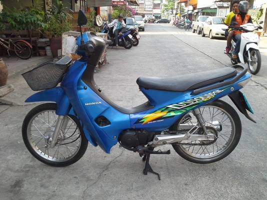 wave 110 ปี 44 สีน้ำเงินรถสวย เครื่องเดิม เงียบกริบ ชุดสีสด เอกสารครบ ภาษีเกิน 3 ปี