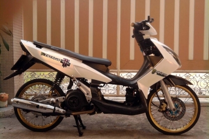 ขออนุญาติขาย Yamaha Nouvo MX สีขาวมุก โอนฟรีครับ