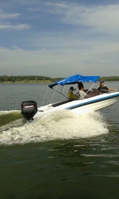 ขายเรือ 16f 90hp mercury