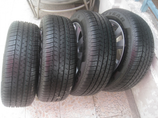 ขายล้อแม็กป้ายแดง civic fb 16"x6.5" et45 5รู114.3 + ยาง ปี13 สนใจติดต่อเล็กคลองสามครับ (081-3747940)