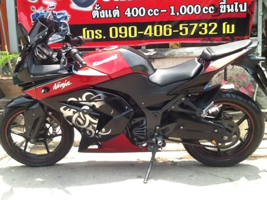 ขาย Ninja250 ปี2010 ลิมิเต็ด ราคาถูกสุดในเว็บ 81,500บาท ต่อรองได้
