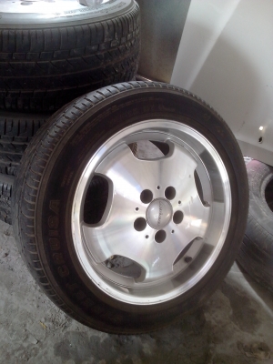 ขายล้อแม็กขอบเบ๊นซ์ 16 5รู 8นิ้ว ออฟ32สภาพสวยไม่คต ไม่ซ่อม แท้เยอรมัน