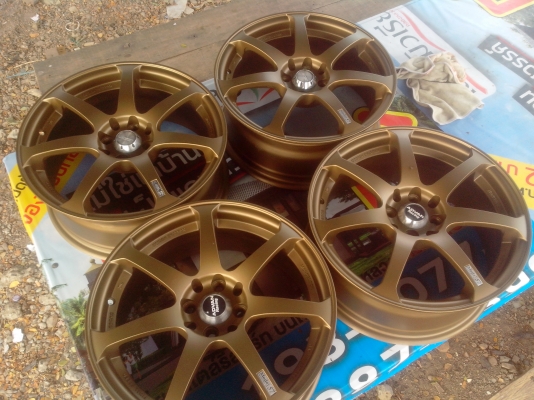 Modele7 17-4-100-114et42กว้าง7'design japanทำสีมาครับสวยๆสีโดนๆครับ ไม่มีซ่อม ขอบหนาทุกวง สนจัยทักมา ขาย 5900 0898128457 Modele7 17-4-100-114et42กว้าง7'design japanทำสีมาครับสวยๆสีโดนๆครับ ไม่มีซ่อม ขอบหนาทุกวง สนจัยทักมา ขาย 5900 0898128457