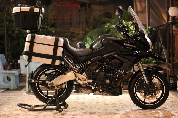 versys650 ปี2011 รถสวยของแต่งเยอะ