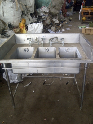 ขาย...ซิงค์ล้างจานแบบ3หลุม