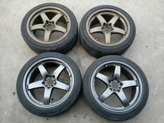 ขายล้อแม็กซ์พร้อมยาง โปรเจคดี   ยาง 215-45-17 -ปี 12