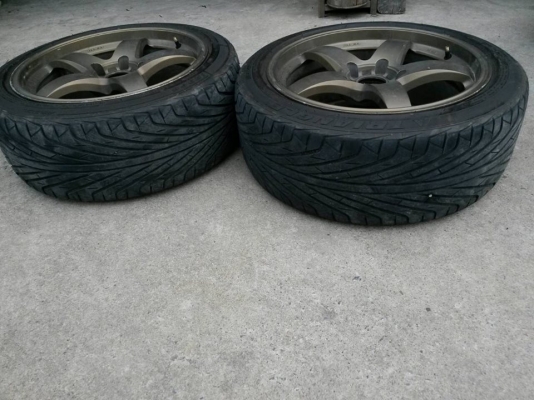 ขายล้อแม็กซ์พร้อมยาง โปรเจคดี   ยาง 215-45-17 -ปี 12