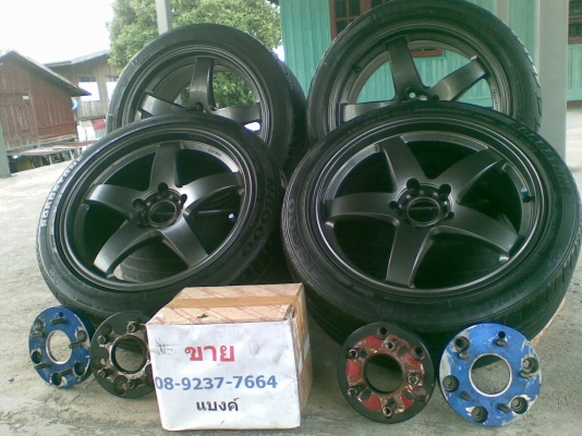 ขายล้อแม็กซ์พร้อมยาง โปรเจคดี   ยาง 215-45-17 -ปี 12