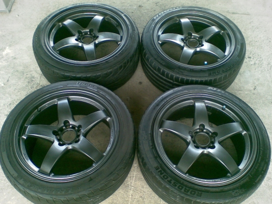 ขายล้อแม็กซ์พร้อมยาง โปรเจคดี   ยาง 215-45-17 -ปี 12