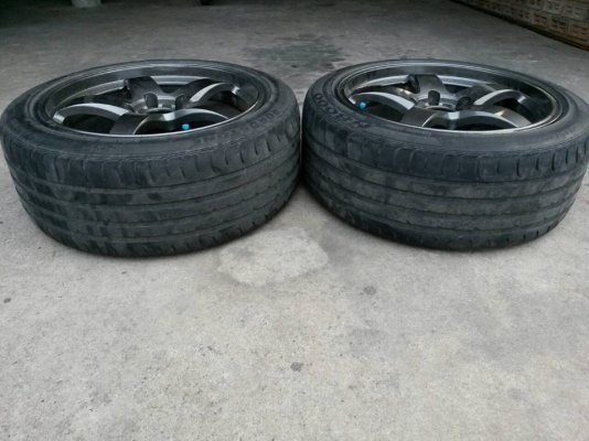 ขายล้อแม็กซ์พร้อมยาง โปรเจคดี   ยาง 215-45-17 -ปี 12
