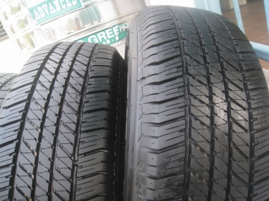 ยางถอดป้ายแดง fortuner bridgestone dueler h/t 684 265/65r17 ยางผลิตสัปดาห์ที่ 37-1เส้น 41-3เส้น ปี13 ตุ่มที่หน้ายางมีทุกเส้นครับ ขายทั้งชุด 19,000 บาทครับ ยางไซส์เดียวกับ bt-50, ranger, pajero ครับ สนใจติดต่อเล็กคลองสามครับ (081-3747940)