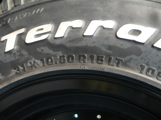 แม็กพร้อมยางBF-ALL31X10.5R15ปี10