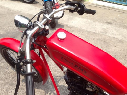 ต้ำพระราม2ขายของสะสมสวยๆคับ HONDA JX110 แต่งแนวHDสงครามโลก US-ARMY เอกสารทะเบียนแท้