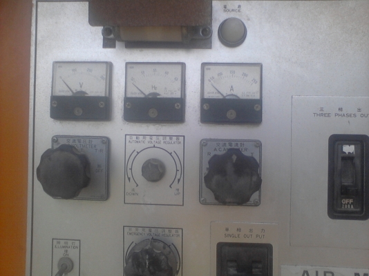 ขายเครื่องปั่นไฟนำเข้าเพิ่งมาถึงสภาพเดิม