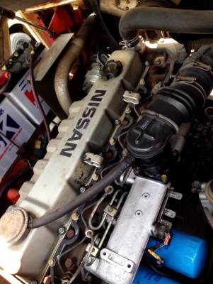 -:-*&bull;*ข า ย ร ถ ย ก เ ก่ า น อ ก*&bull;*-:-NISSAN FD35 เสาสูง4.5เมตร สไลด์แผงงา 083-062-0223