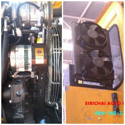 รับติดตั้งและซ่อม แอร์รถแทรคเตอร์ รถแบคโฮ รถตักล้อยาง รถเกรด รถบด รถเครน รถหัวลาก รถขุด รถบรรทุก