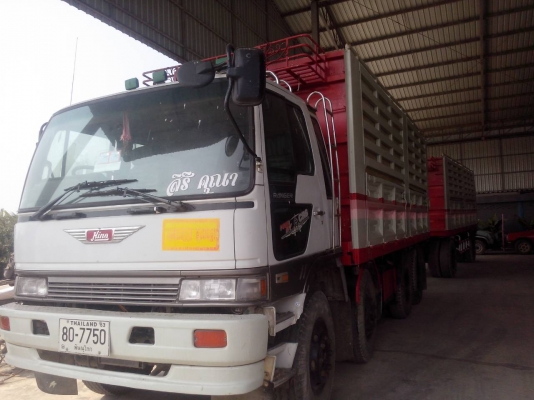 ฮีโน่ 3M  240แรงม้าขายแม่ลูก2เพลาคอกเกษตรไม่ดั้ม อู่พนัสปี40