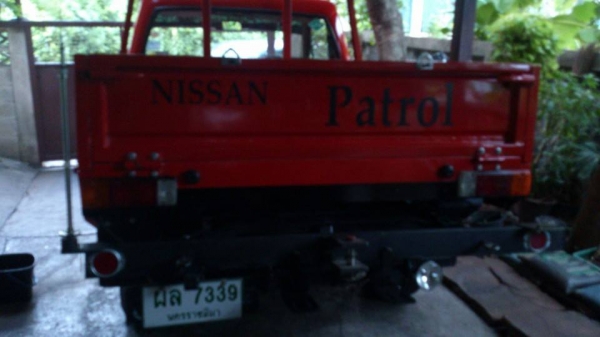 The Gorgeous Nisssan  Patrol จากกองทัพเรือทะเบียนแท้ เครื่องL28 เกียร์ใหม่ 4x4 เฟืองท้ายหลัง limited กระบะขึ้นรูปใหม่ วิ่งดีมาก ติดตั้งแก๊ส LPG ใต้ท้องรถ พร้อมติดตั้งพวงมาลัย Power ตรงรุ่น ขับดีมาก ค่าใช้จ่ายไม่เกิน กม.ละ 3 บาท ราคา 680000 บาท สนใจคุยต่อร