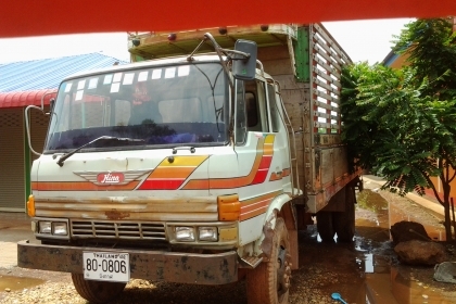 HINO FD154 เครื่อง EH5OO ยาง900 กะบะยาว 5.2 ม. กว้าง 2.5 ภาษีเต็ม ไม้อย่างสวย