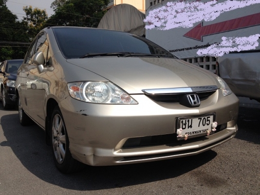 ขายด่วน Honda City ปี 2004 เกียร์ออโต้ ติดแก็ซหัวฉีด ลดเหลือ 150,000 บาท