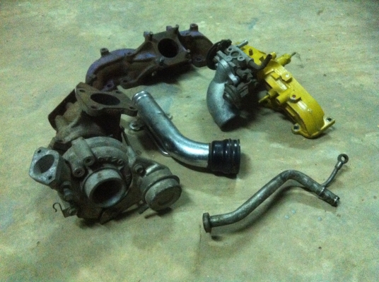 ชุดเทอร์โบ โตโยต้า 2L HERO เขาไอดี ไอเสีย ท่อข้าม Turbo แน่นๆ