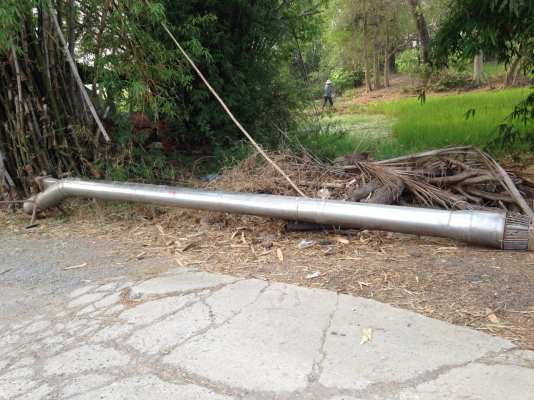 ขายท่อสูบน้ำสแตนเลส หน้า10นิ้ว&times;3วา ราคา50000