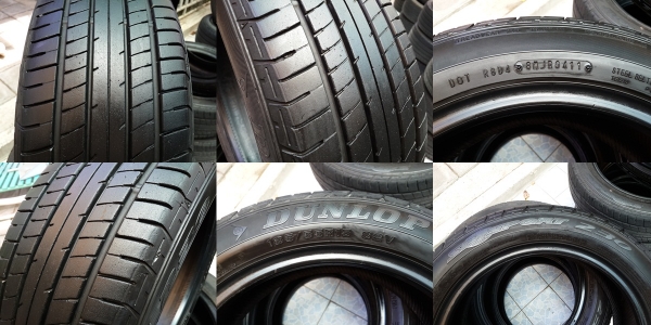 ขายยาง185/55/15 ยาง DUNLOP SP SPORT 230 ปี 12 ( 1ชุด )