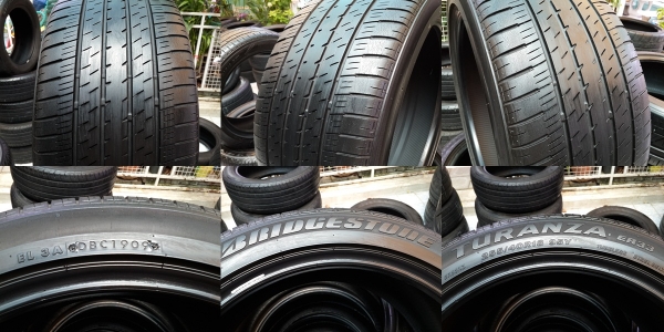 ขายยาง255/40/18 ยาง BRIDGESTONE TURANZA ER 33 ปี 09  ( 1คู่ )