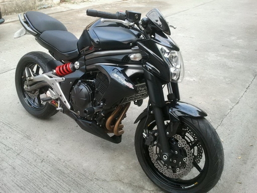 ขาย kawasaki er6n ปี 2012 สีดำ