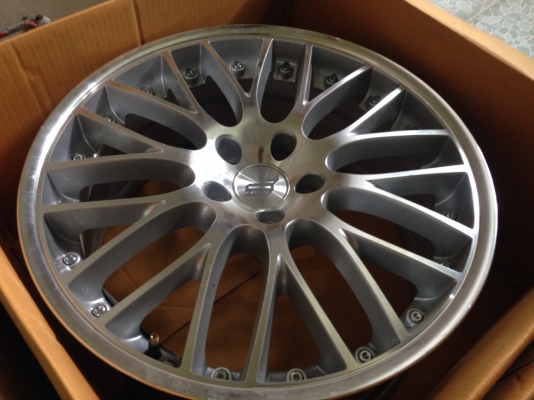 ล้อแม๊กใหม่ 19" 5รู 114 Y spoke หน้าเงา