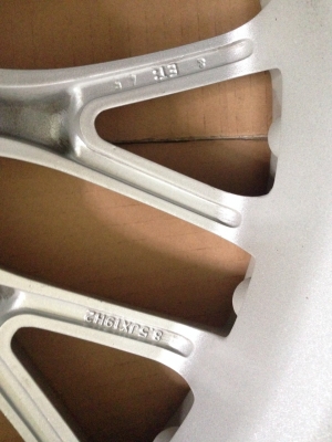 ล้อแม๊กใหม่ 19" 5รู 114 Y spoke หน้าเงา