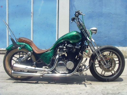 ขาย Honde 650cc. แต่ง old school หน้าสปริงเกอร์ เก็บงานแล้ว 44000