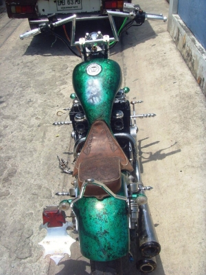 ขาย Honde 650cc. แต่ง old school หน้าสปริงเกอร์ เก็บงานแล้ว 44000