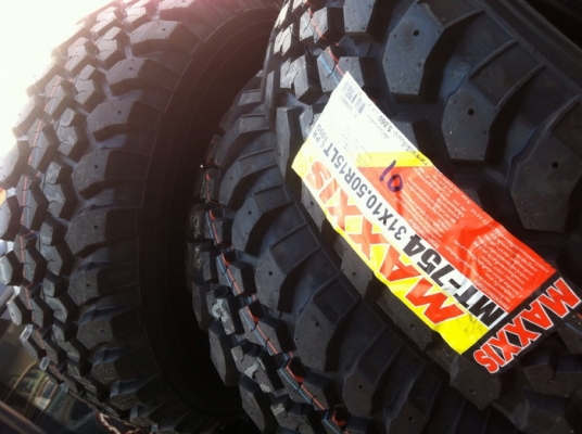 ขายยาง Mud Maxxis MT754 BuckShot ยางใหม่ปี14  ราคาพิเศษ