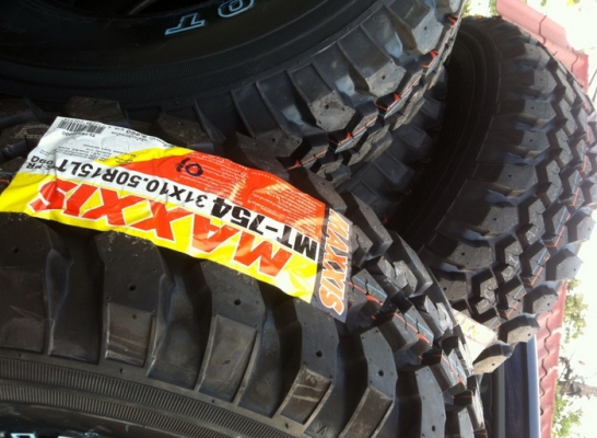 ขายยาง Mud Maxxis MT754 BuckShot ยางใหม่ปี14  ราคาพิเศษ