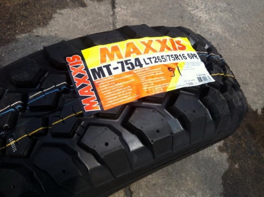 ขายยาง Mud Maxxis MT754 BuckShot ยางใหม่ปี14  ราคาพิเศษ