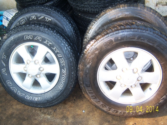 แม็กอีซูซุ พร้อมยาง 245 70 16 ปี11 1ชุด