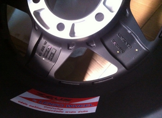 ขายล้อ Bredley LENSO VS3 ขอบ16&times;8 ออฟเซท+10 ใส่ 6รู /139.7