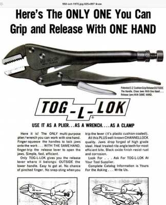 ขายคีมล็อค VINTAGE CHANNELLOCK 950 มีตัวปลดล็อค ขายคีมล็อค VINTAGE CHANNELLOCK 950 มีตัวปลดล็อค