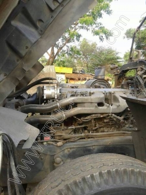 รถบรรทุก 10 ล้อหัวลาก พร้อมหางเทนเลอร์พื้นเรียบ ยี่ห้อ HINO รุ่น FM2PKPA