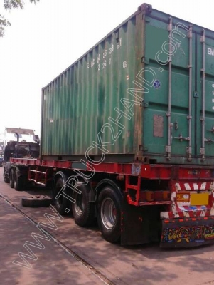 รถบรรทุก 10 ล้อหัวลาก พร้อมหางเทนเลอร์พื้นเรียบ ยี่ห้อ HINO รุ่น FM2PKPA