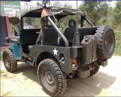 ขาย JEEP WILLY mitsubishi เครื่องnissan sd23 ดีเซล เกียร์ 4x4ใช้ได้ปกติ